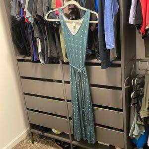 Teal summer dress size small old navy